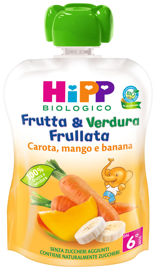 Hipp bio frutta & verdura carota mango banana 90 g