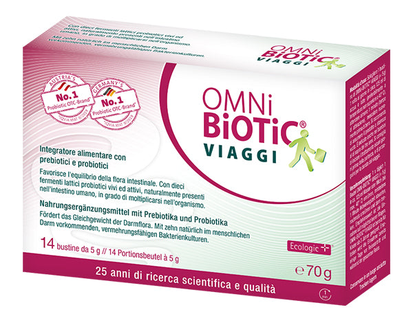 Omni biotic viaggi 14 bustine da 5 g