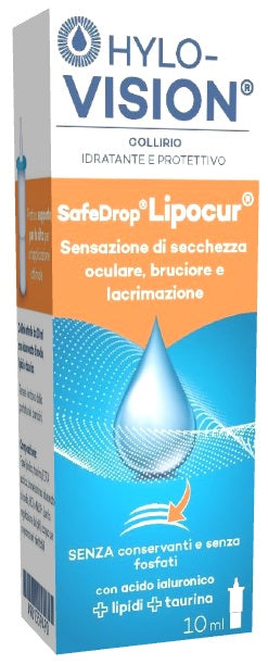 Hylovision safe drop lipocur collirio 10 ml