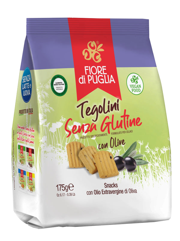 Fiore di puglia tegolini con olive 175 g