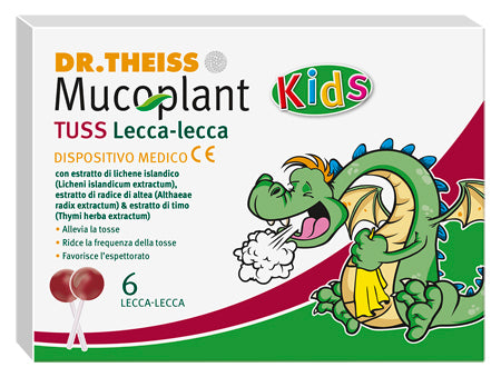 Dr theiss mucoplant tuss lecca lecca 6 pezzi