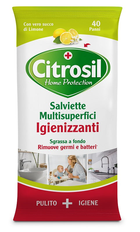 Citrosil salviette igienizzanti limone 40 pezzi