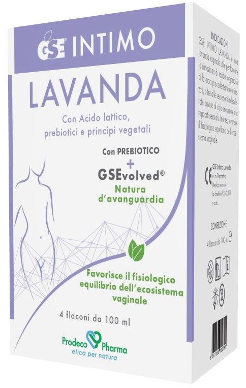 Gse intimo lavanda 4 flaconi da 100 ml