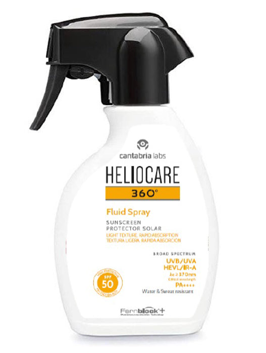 Heliocare 360 fluid spray spf50 250 ml