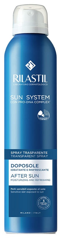 Rilastil sun system doposole spray trasparente doposole idratante e rinfrescante 200 ml