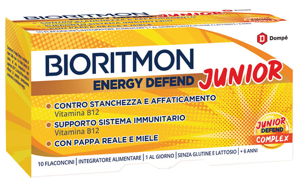 Bioritmon energy defend junior 10 flaconcini 10 ml