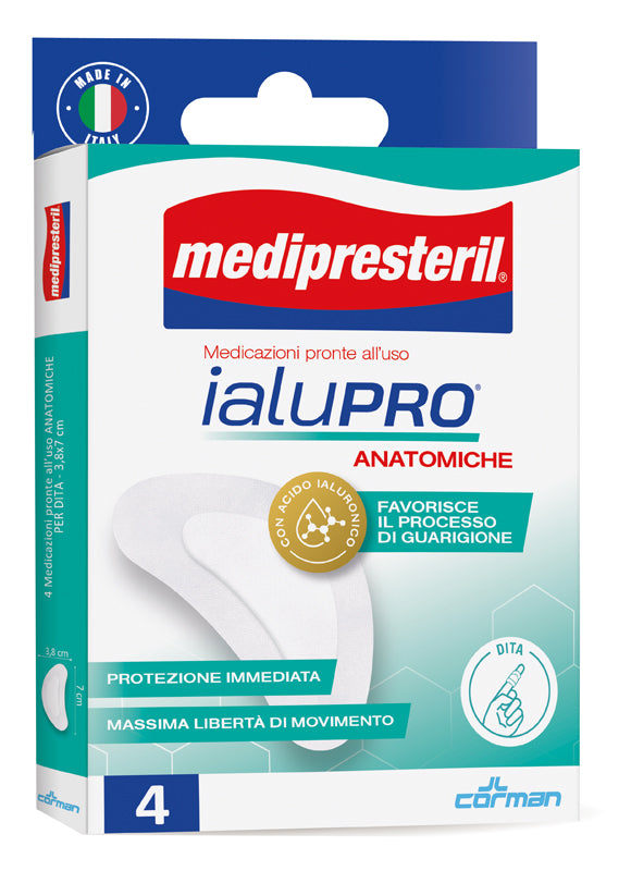 Medipresteril ialupro dita 3,8x7 cm 4 pezzi