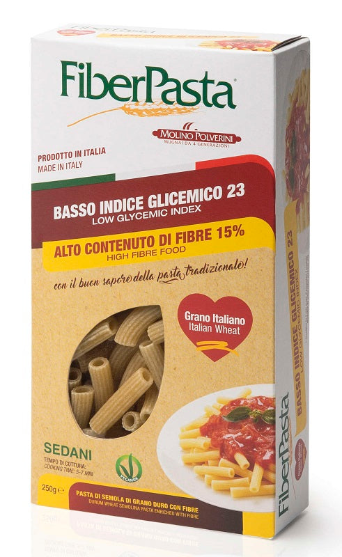 Fiberpasta sedani basso indice glicemico 250 g