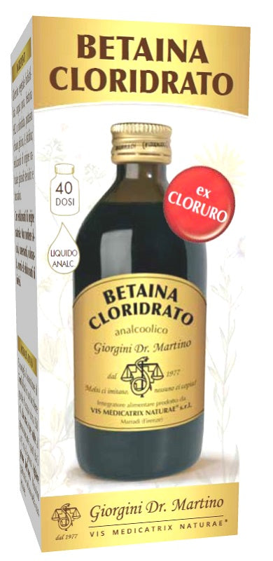 Betaina cloridrato liquido analcolico 200 ml