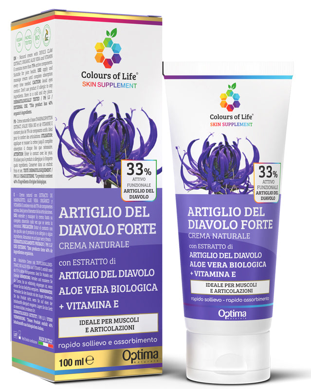 Colours of life skin supplement artiglio del diavolo 33% crema 100 ml