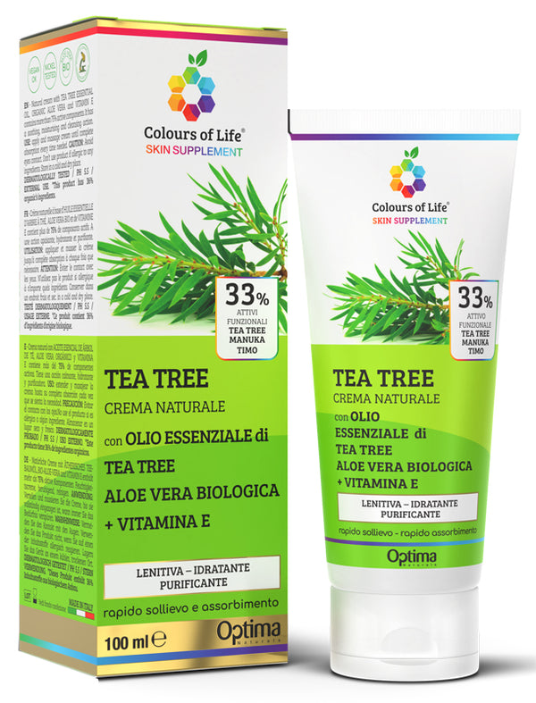 Colours of life skin supplement tea tree 33% 100 ml crema