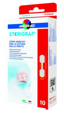 Master-aid sterigrap strip adesivo sutura ferite 32x8 mm 10 pezzi