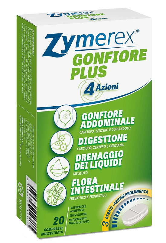 Zymerex gonfiore plus 20 compresse