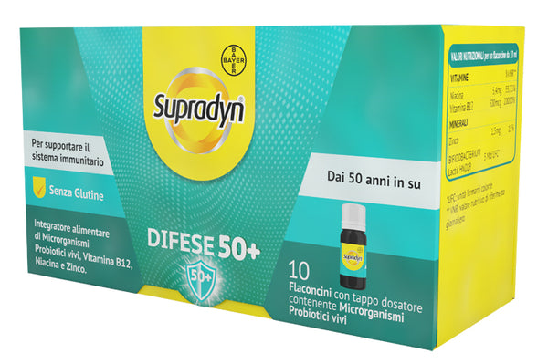 Supradyn difese 50+ 10 flaconcini 10 ml