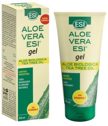 Esi aloe vera gel vitamina e + tea tree 200 ml