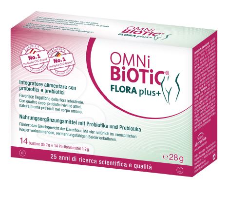 Omni biotic flora plus+ 14 bustine da 2 g