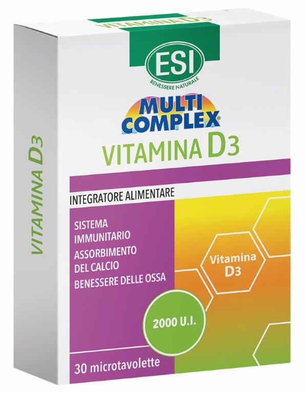 Esi multicomplex vitamina d3 30 tavolette