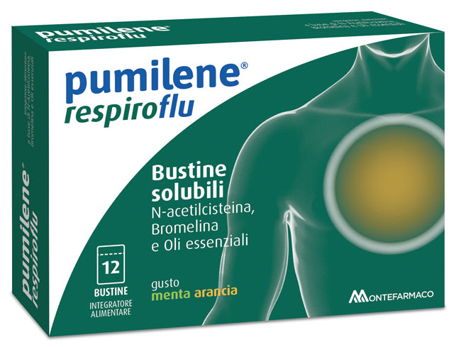 Pumilene respiroflu 12 bustine