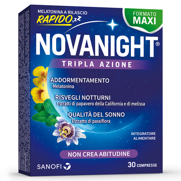 Novanight 30 compresse rilascio radido new