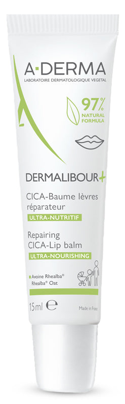 Dermalibour + cica balsamo labbra 15 ml