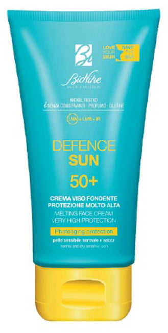 Defence sun crema viso fondente 50+ 50 ml