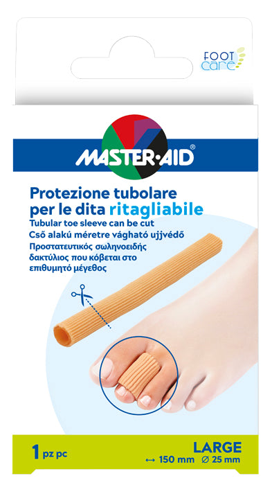 Protezione tubolare master-aid footcare ritagliabile 15 cm 25 mm large c8