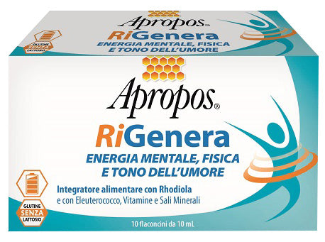 Apropos rigenera energia fisica e mentale 10 flaconcini 10 ml