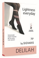 Sigvaris delilah 70 denari flat collant nero 5