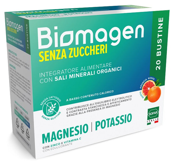 Biomagen senza zuccheri 20 bustine