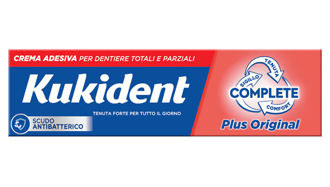 Kukident plus original crema adesiva dentiere 40 g