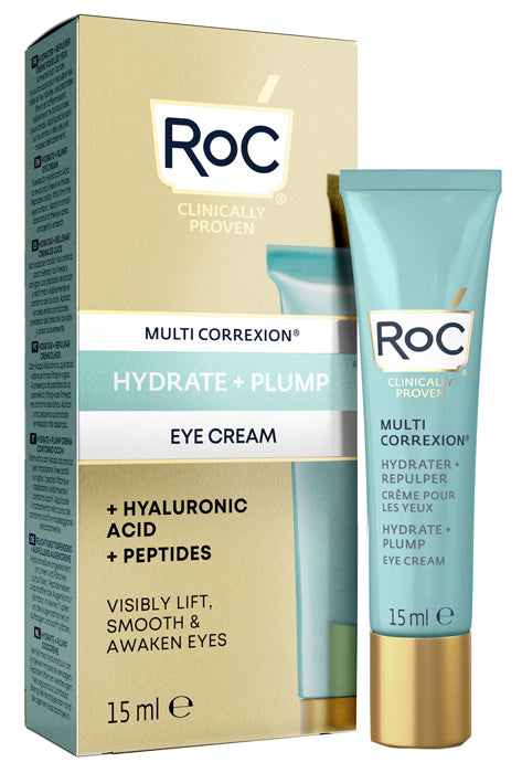 Roc multi correxion hydrate+ plump crema occhi 15 ml