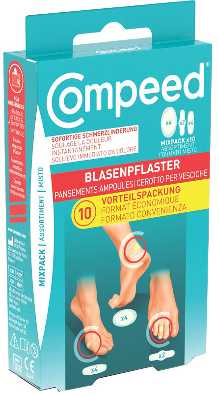 Cerotti compeed per vesciche misto box 10 pezzi