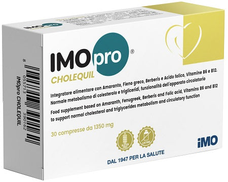 Imopro cholequil 30 compresse 1,35 g