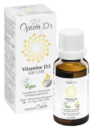 Optim d3 vitamina vegetale 500ui gocce 20 ml