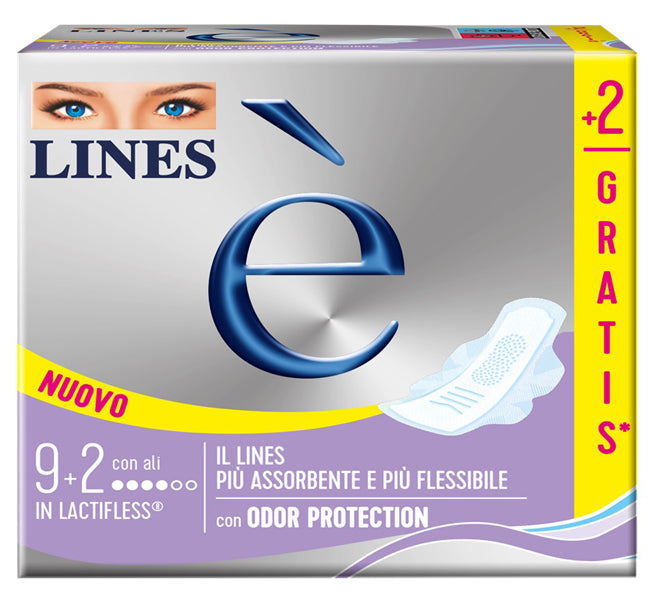 Lines e' ali carry pack 9 + 2 pezzi