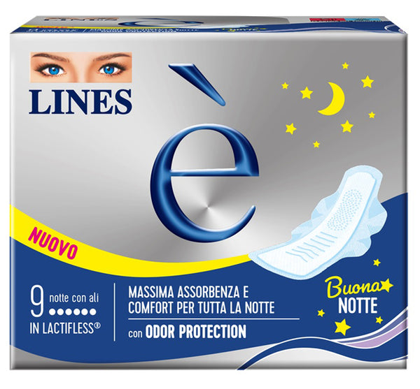 Lines e' notte carry pack 9 pezzi