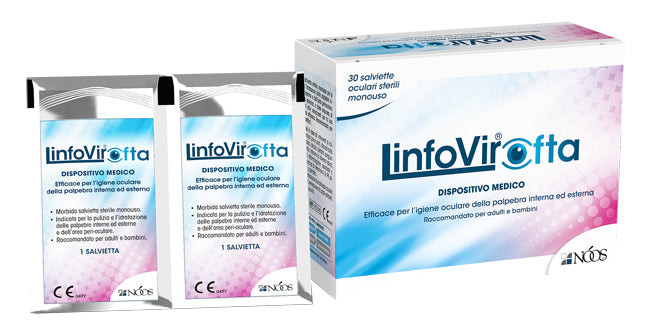 Linfovir ofta 30 salviettine oculari