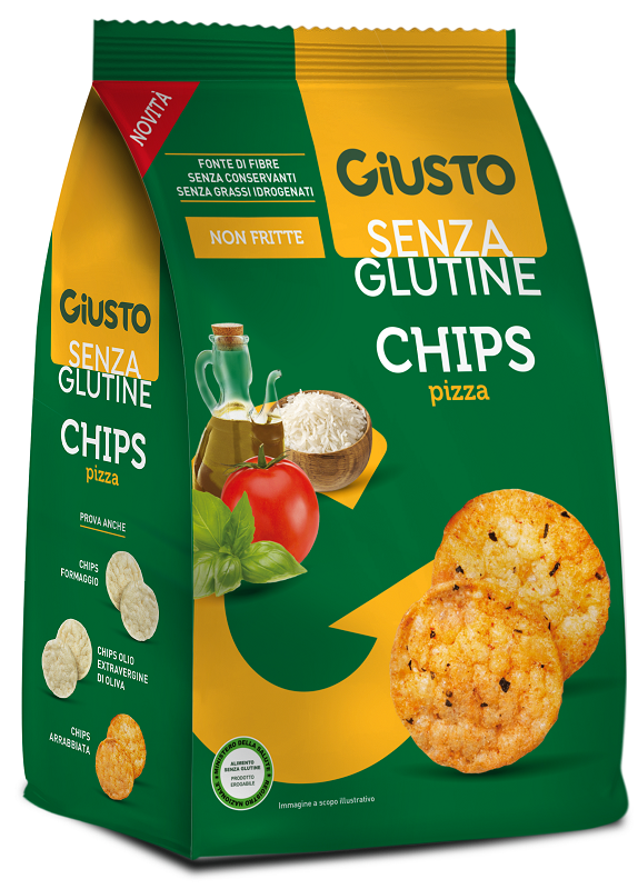 Giusto senza glutine chips pizza 40 g