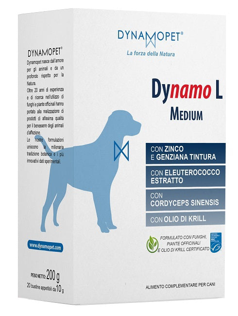 Dynamo l medium 20 bustine da 10 g