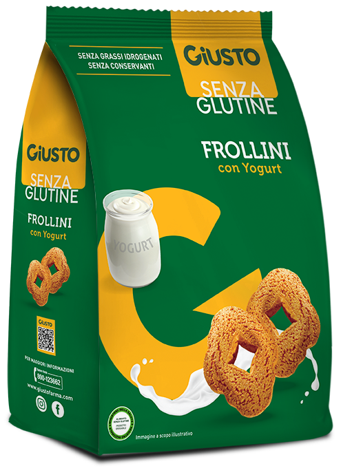 Giusto senza glutine frollini yogurt 250 g