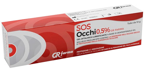 Gel oftalmico lubrificante dexpantenolo 5% sos occhi 0,5% 10 g