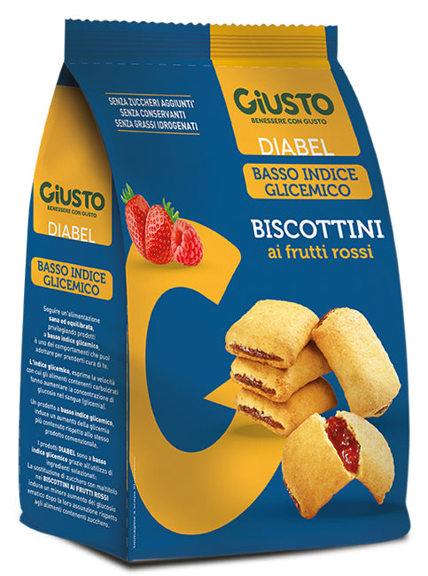 Giusto diabel biscottini frutti rossi 250 g