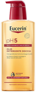 Eucerin pelli sensibili olio doccia 400 ml