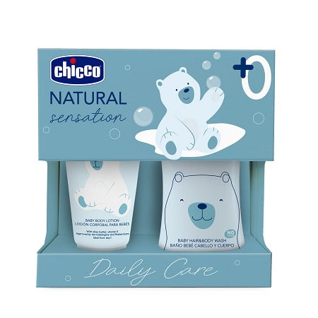 Chicco natural sensation set bagnoshampo crema