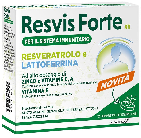 Resvis forte xr 12 compresse effervescenti