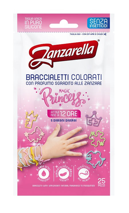 Zanzarella braccialetti princess 25 pezzi