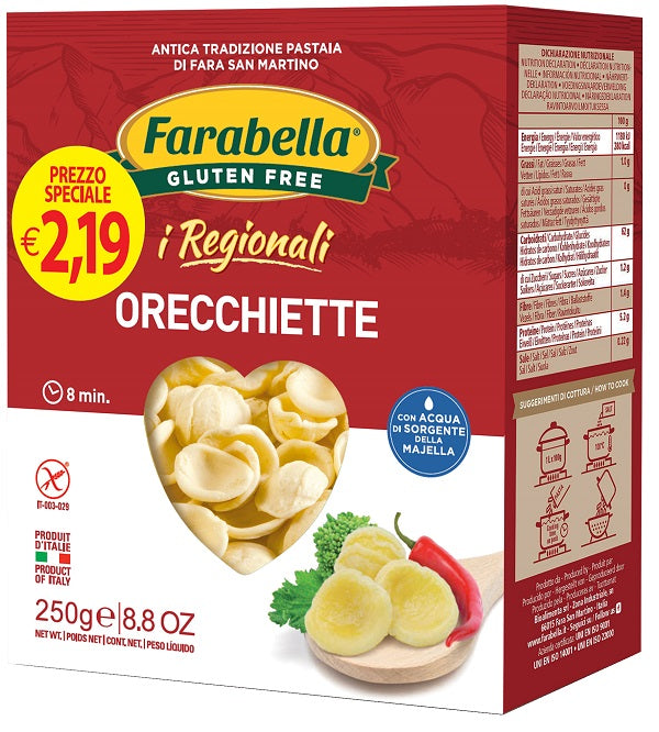 Farabella orecchiette i regionali pasta fresca stabilizzata 250 g promo