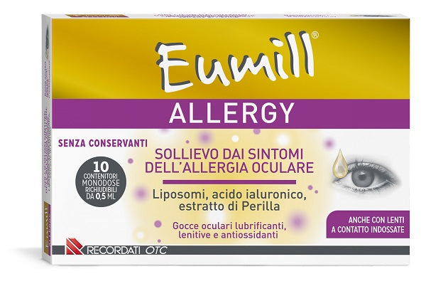 Eumill allergy gocce oculari 10 flaconcini da 0,5 ml