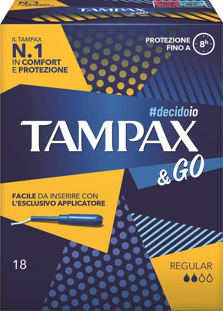 Tampax &go regular 18 pezzi