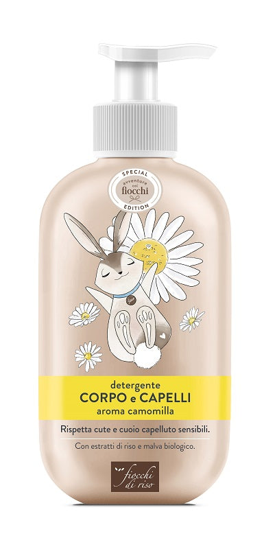 Fiocchi di riso detergente corpo capelli camomilla special 400 ml